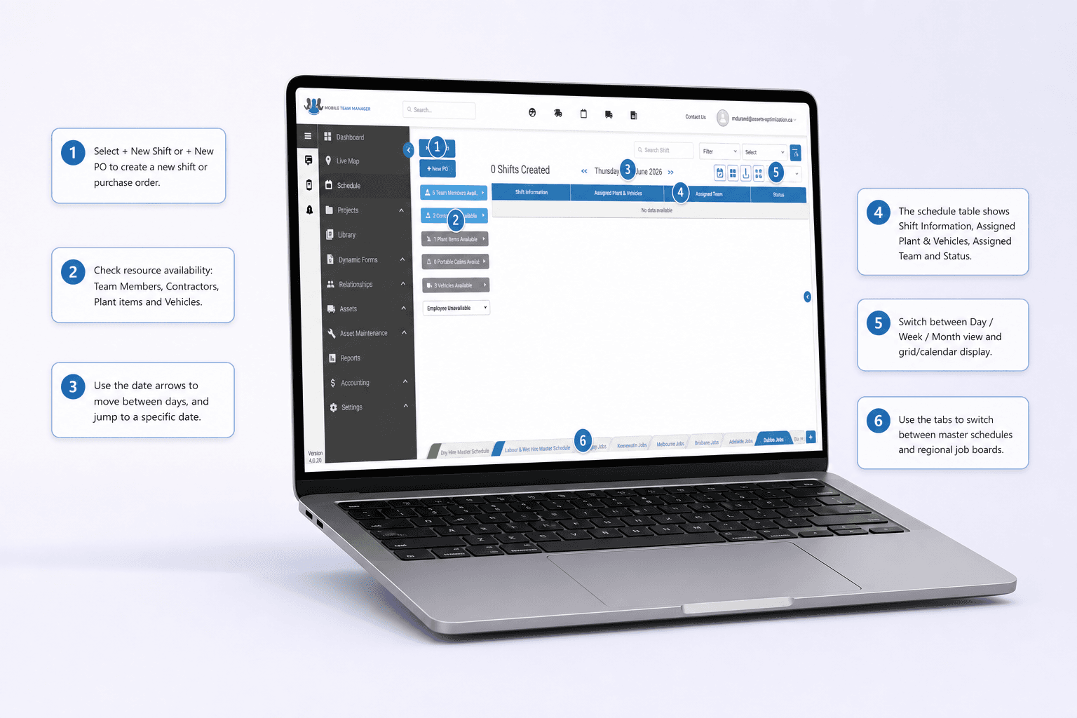 Mobile Team Manager product view 4