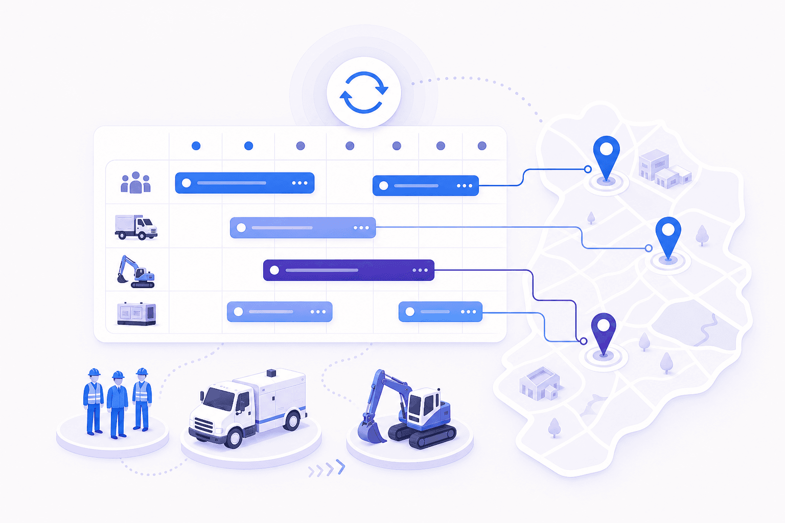 Real-Time Schedule and Dispatch
